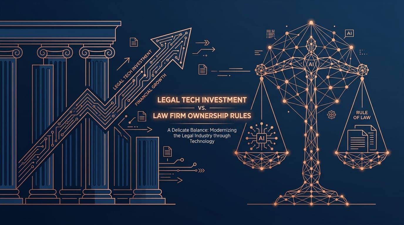Legal Tech Has the Capital. The Ownership Rules Are Moving the Other Way.