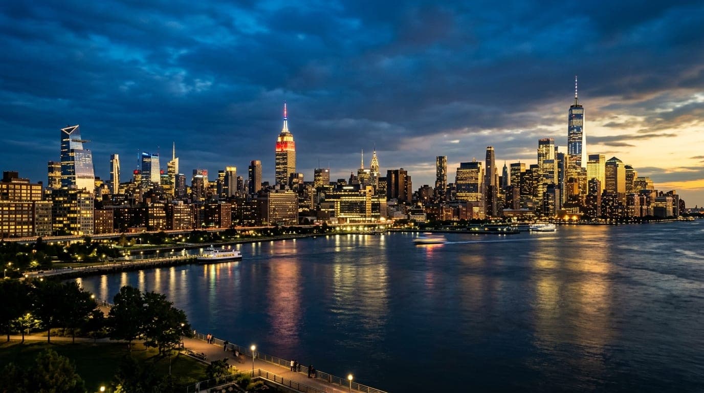 New York City office skyline