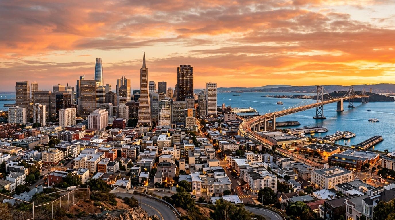 San Francisco office skyline